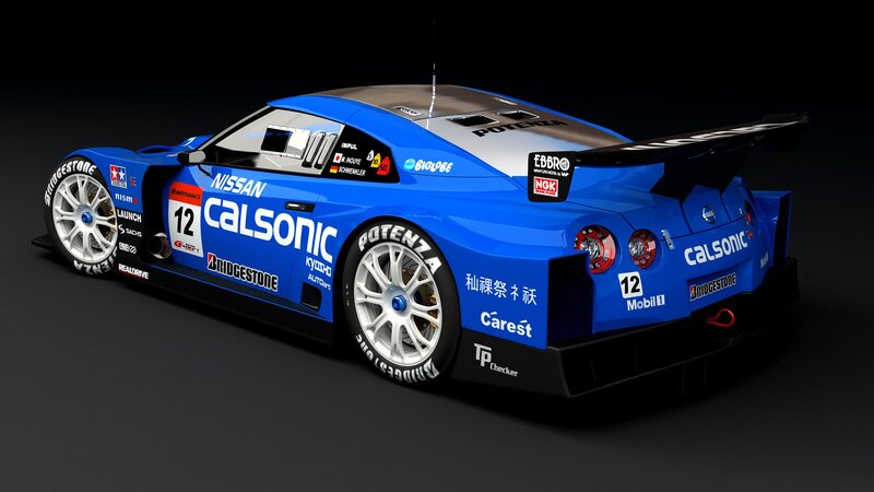 Nissan Calsonic race car