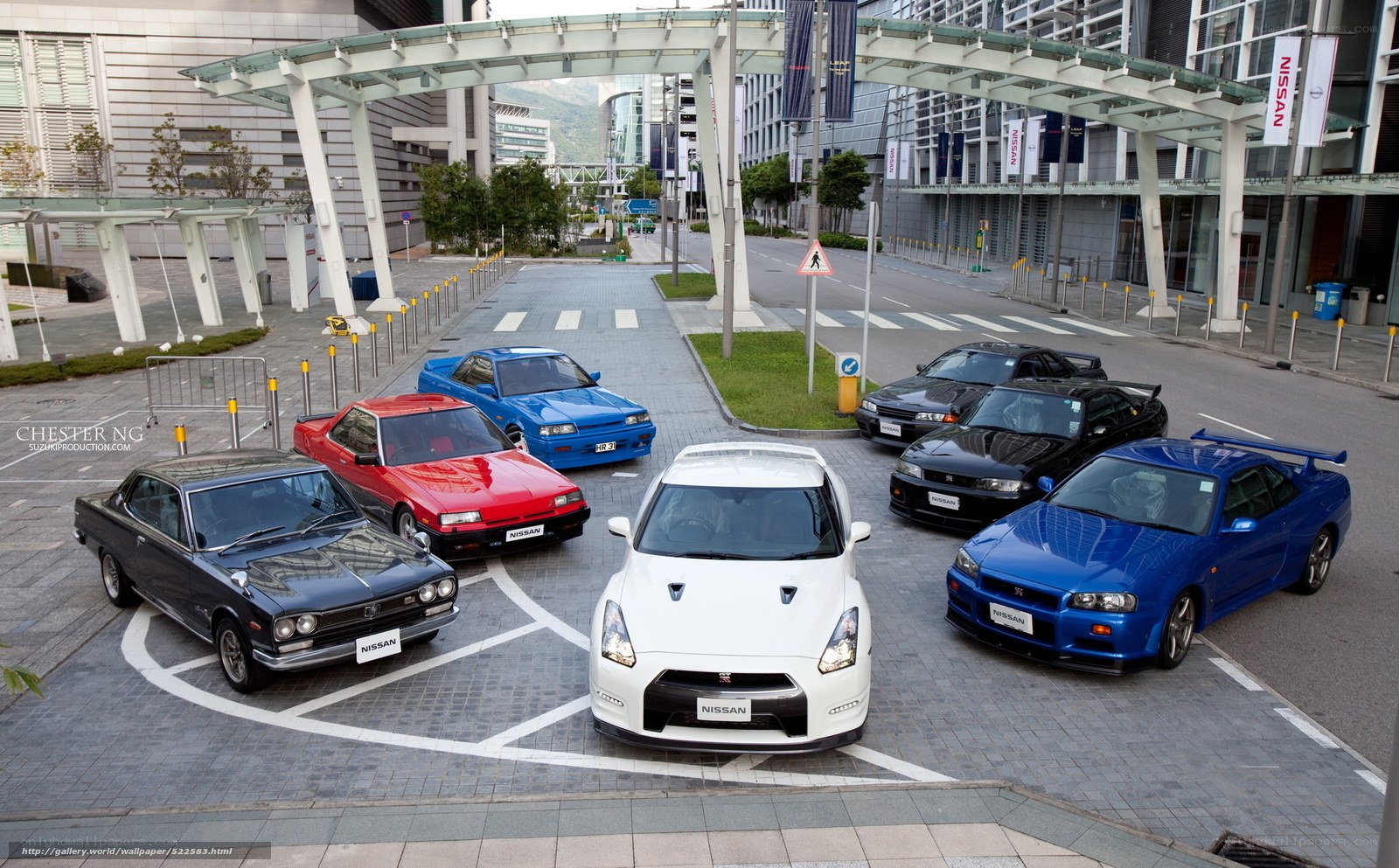 Nissan car collection display