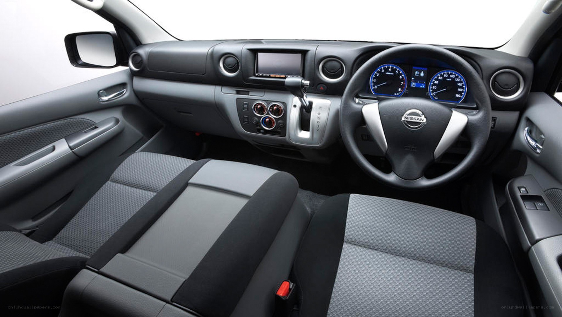 Nissan car interior dashboard