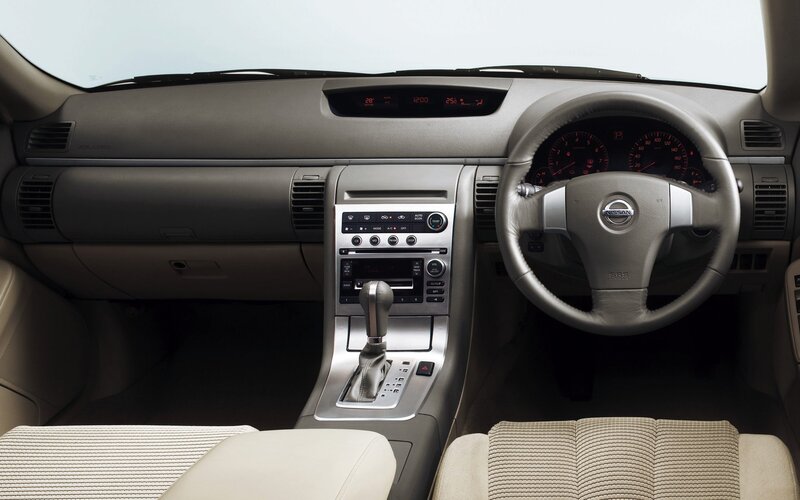 Nissan car interior dashboard
