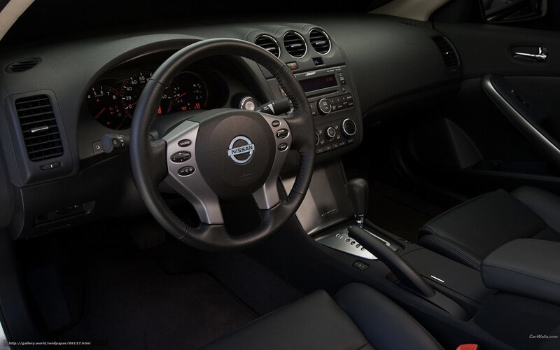 Nissan car interior dashboard