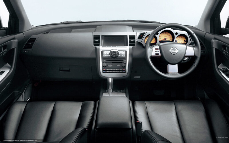 Nissan car interior dashboard