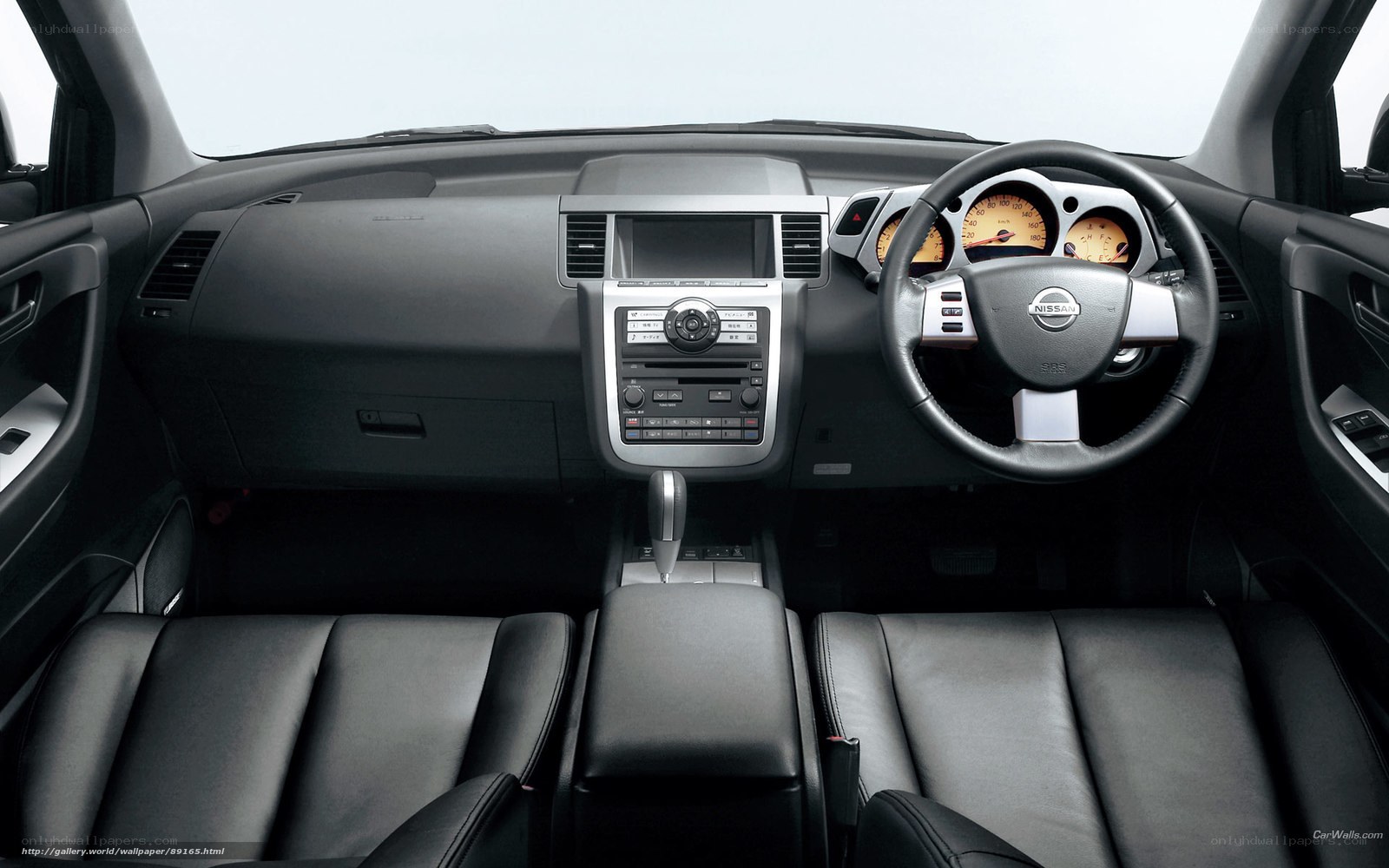 Nissan car interior dashboard
