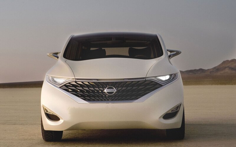 Nissan concept car in desert
