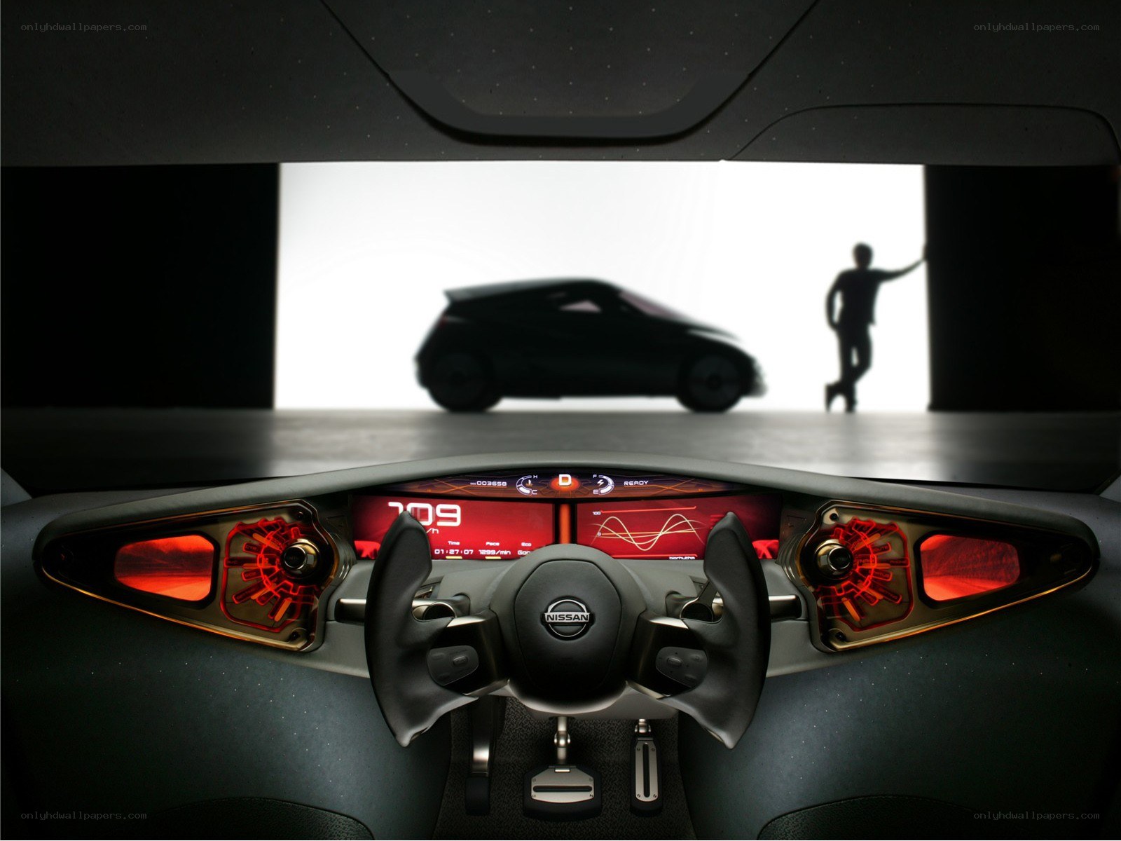 Nissan concept car interior