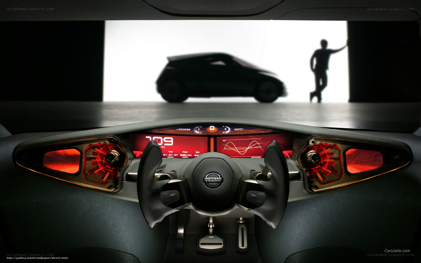 Nissan concept car interior