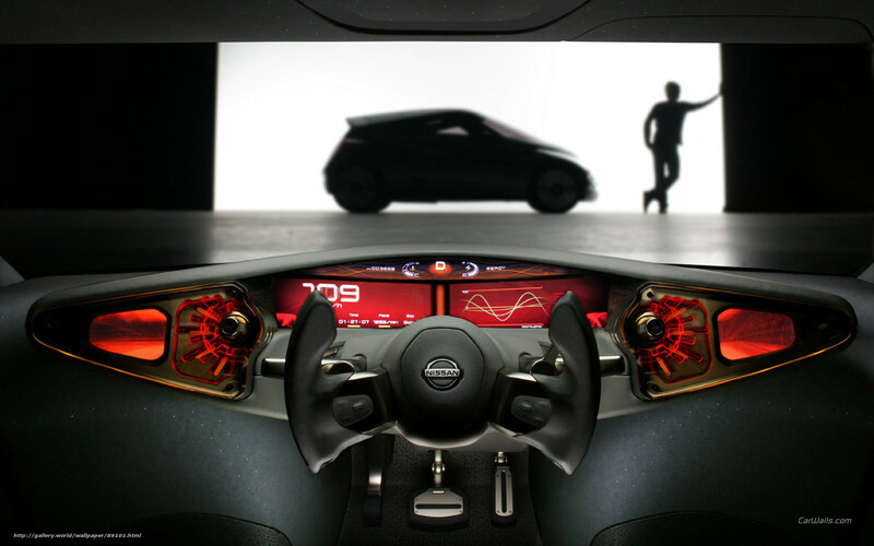 Nissan Concept Car Interior — Black