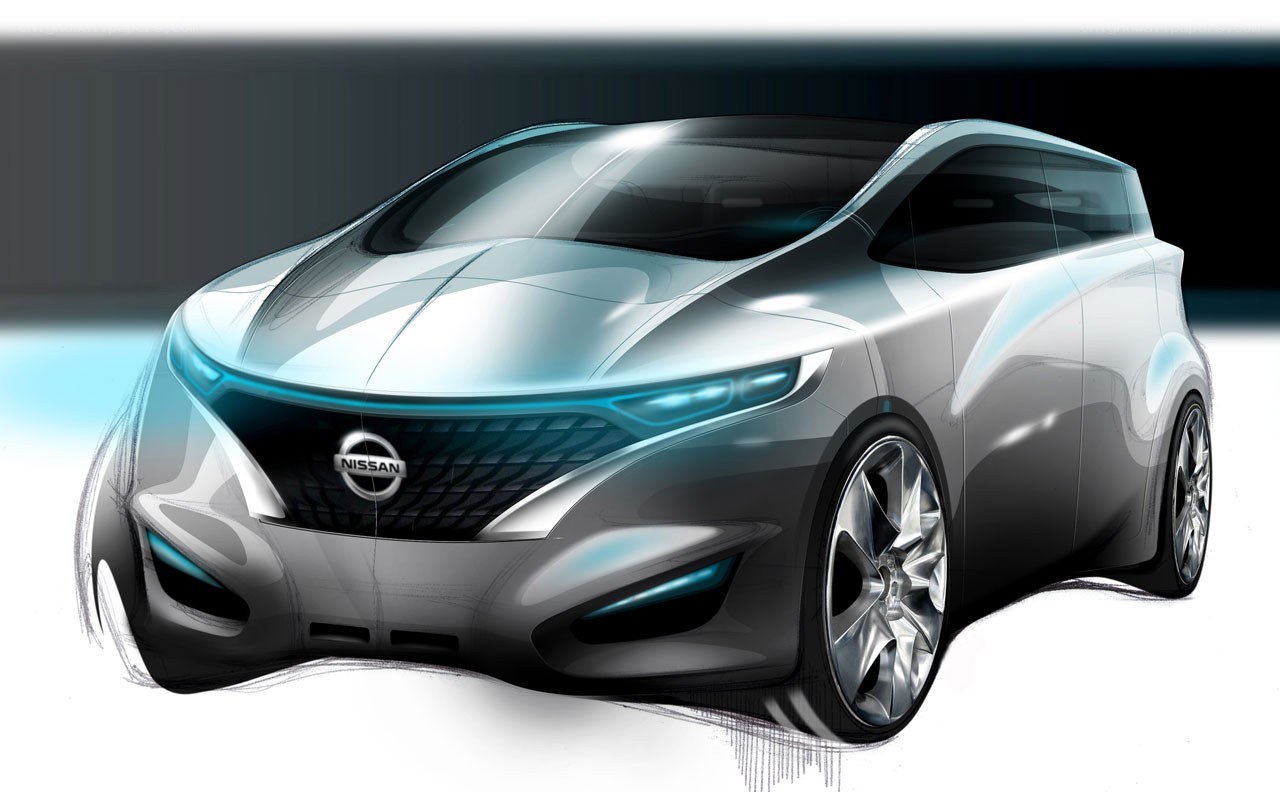 Nissan concept car sketch