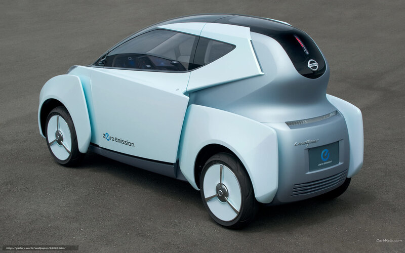 Nissan Concept Car — White, Modern