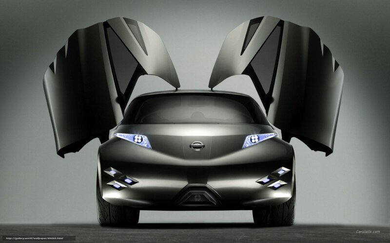 Nissan concept car with gullwing doors