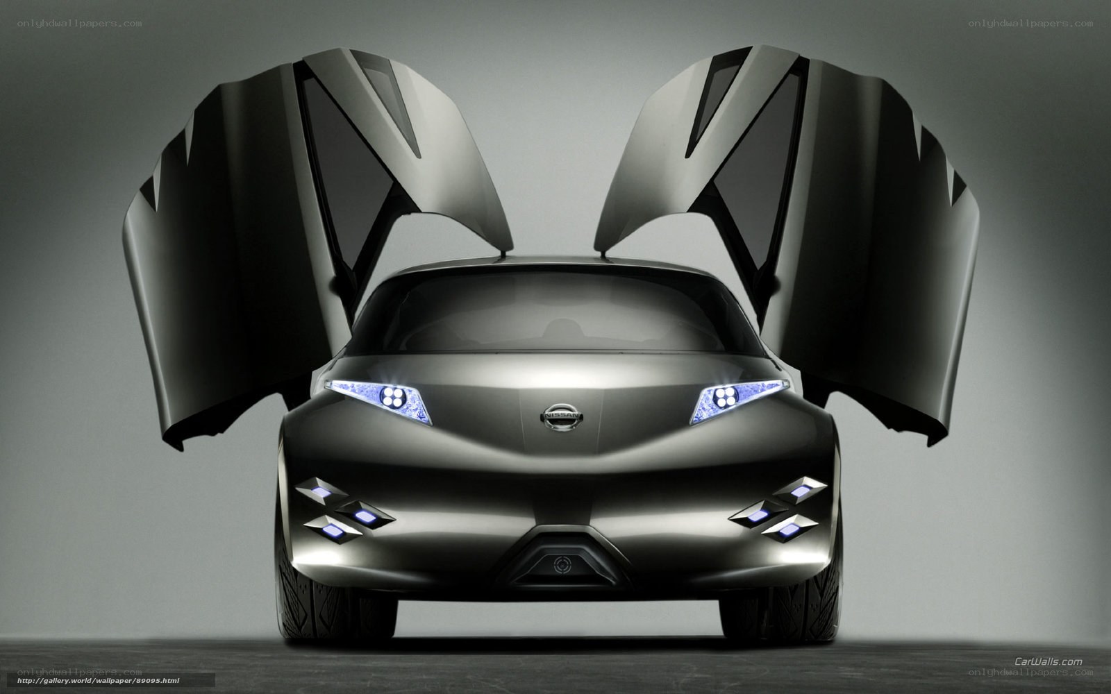 Nissan concept car with gullwing doors