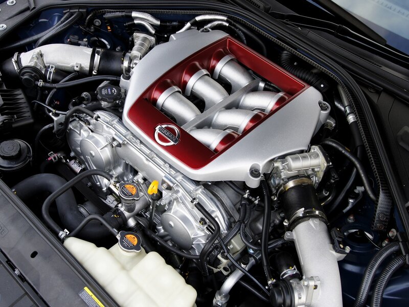 Nissan engine bay