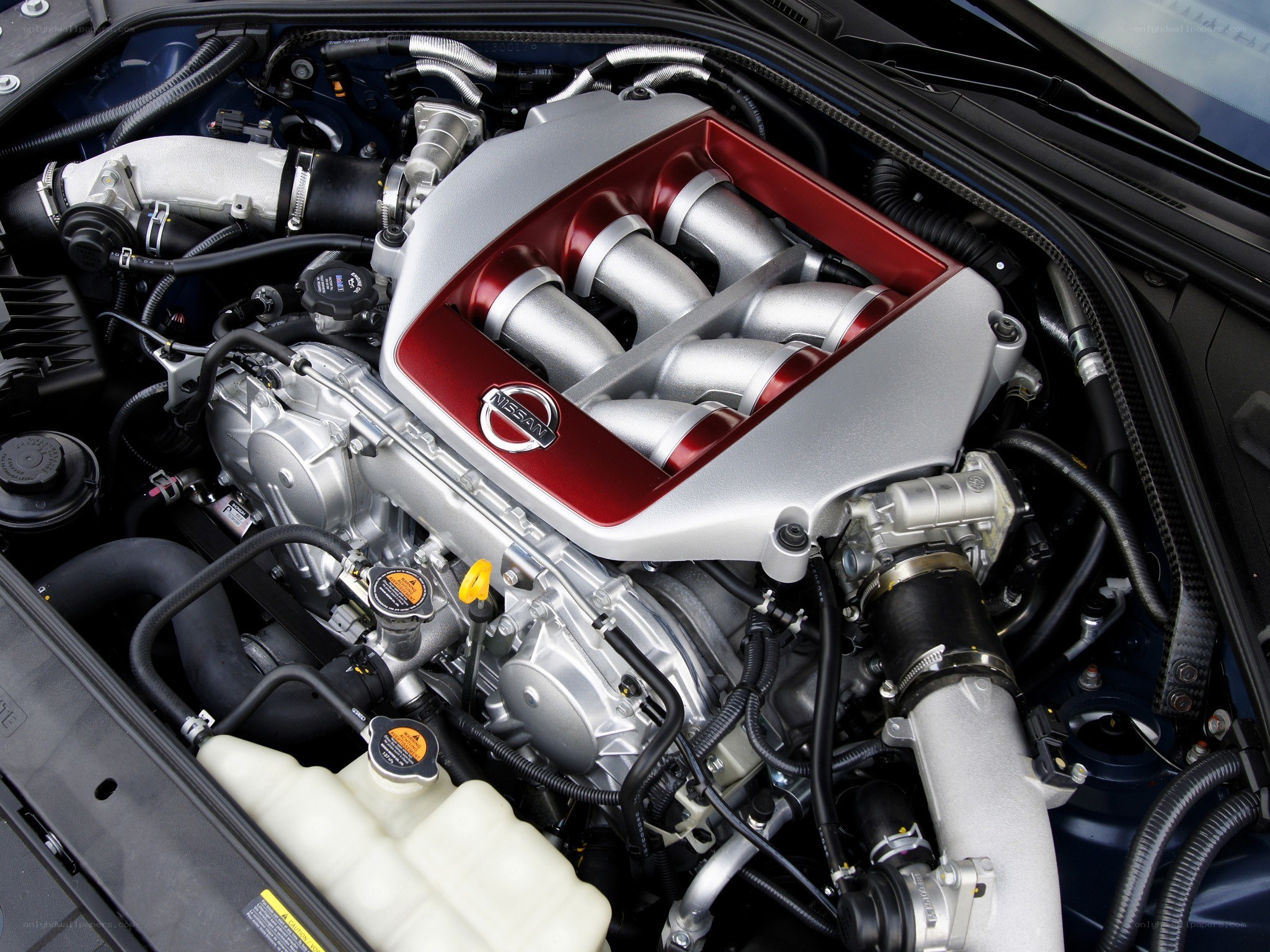 Nissan engine bay