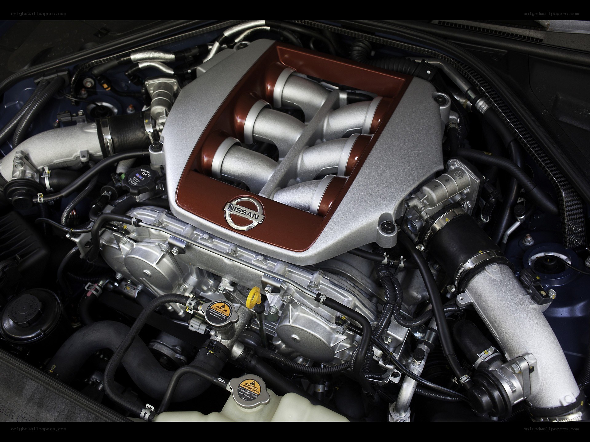 Nissan engine bay
