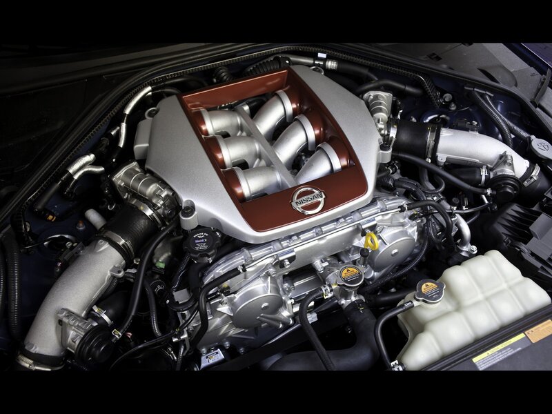 Nissan engine bay