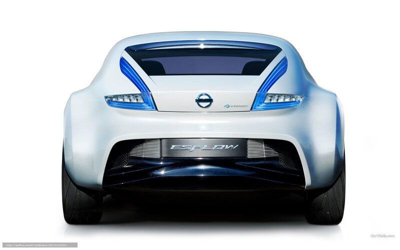 Nissan Esflow Concept Car — White
