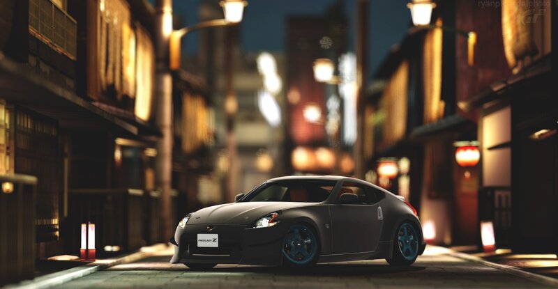 Nissan Fairlady Z at night