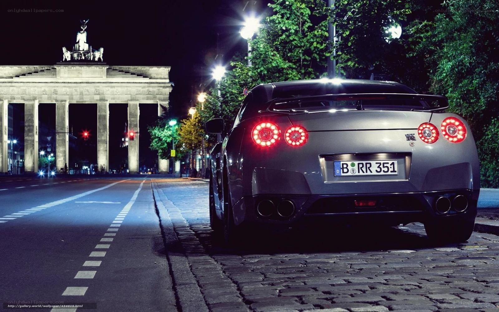 Nissan GT-R at Brandenburg Gate