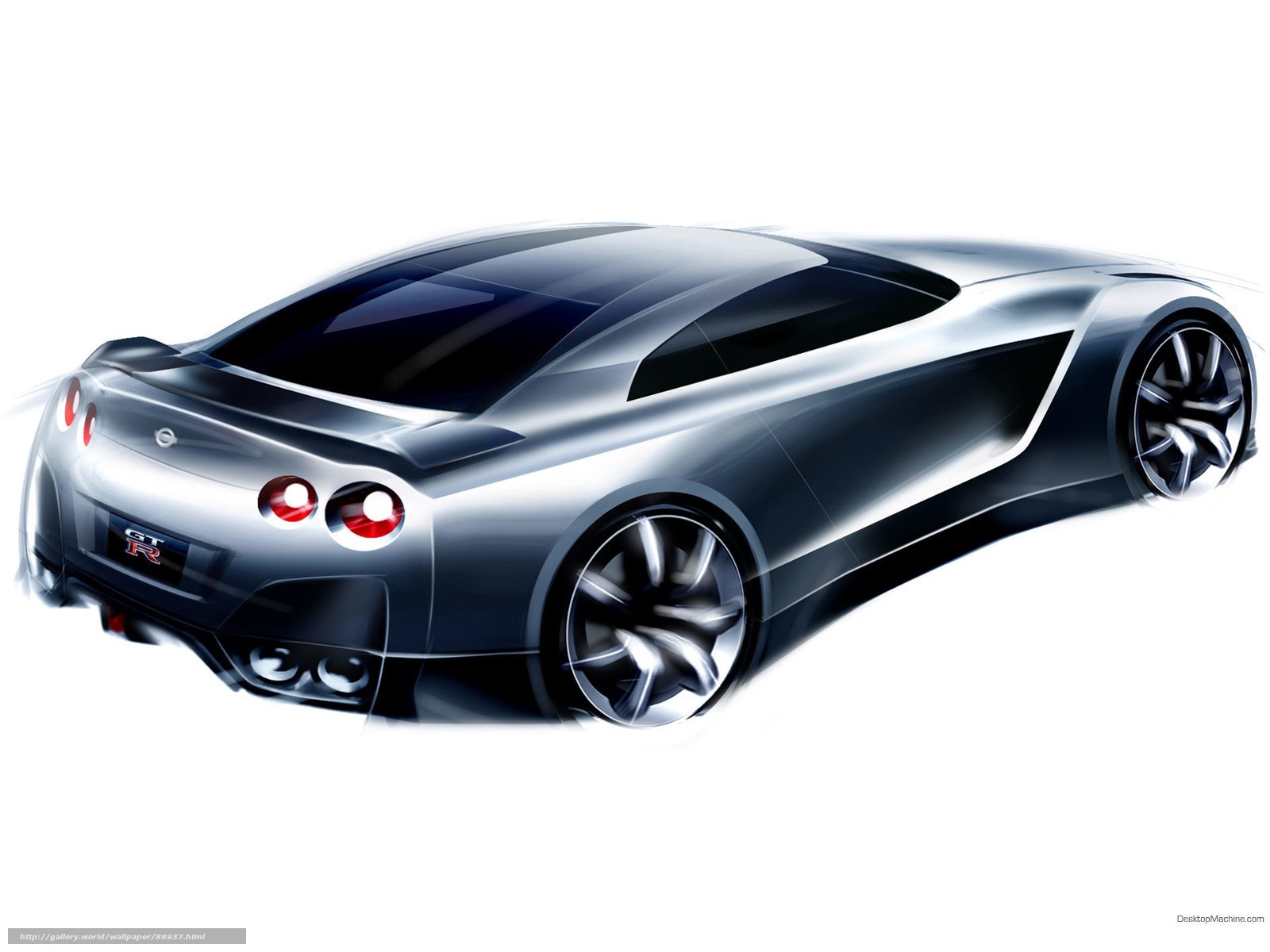 Nissan GT-R concept sketch