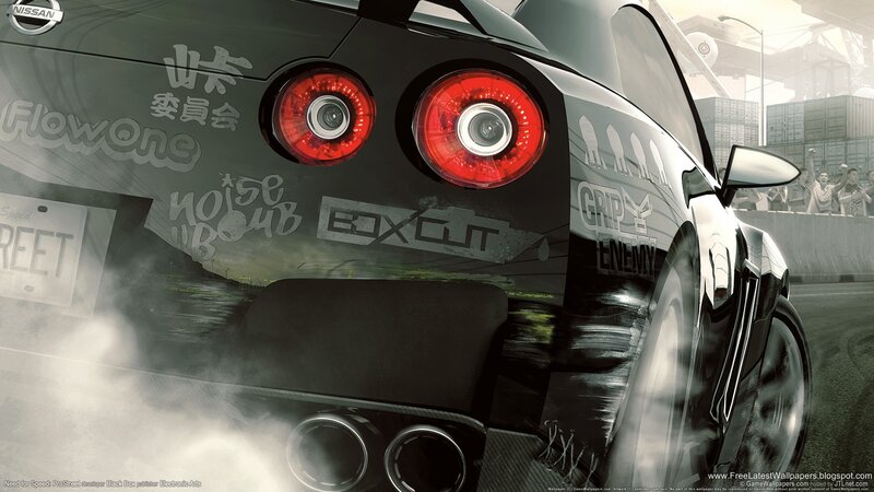 Nissan GT-R in a race