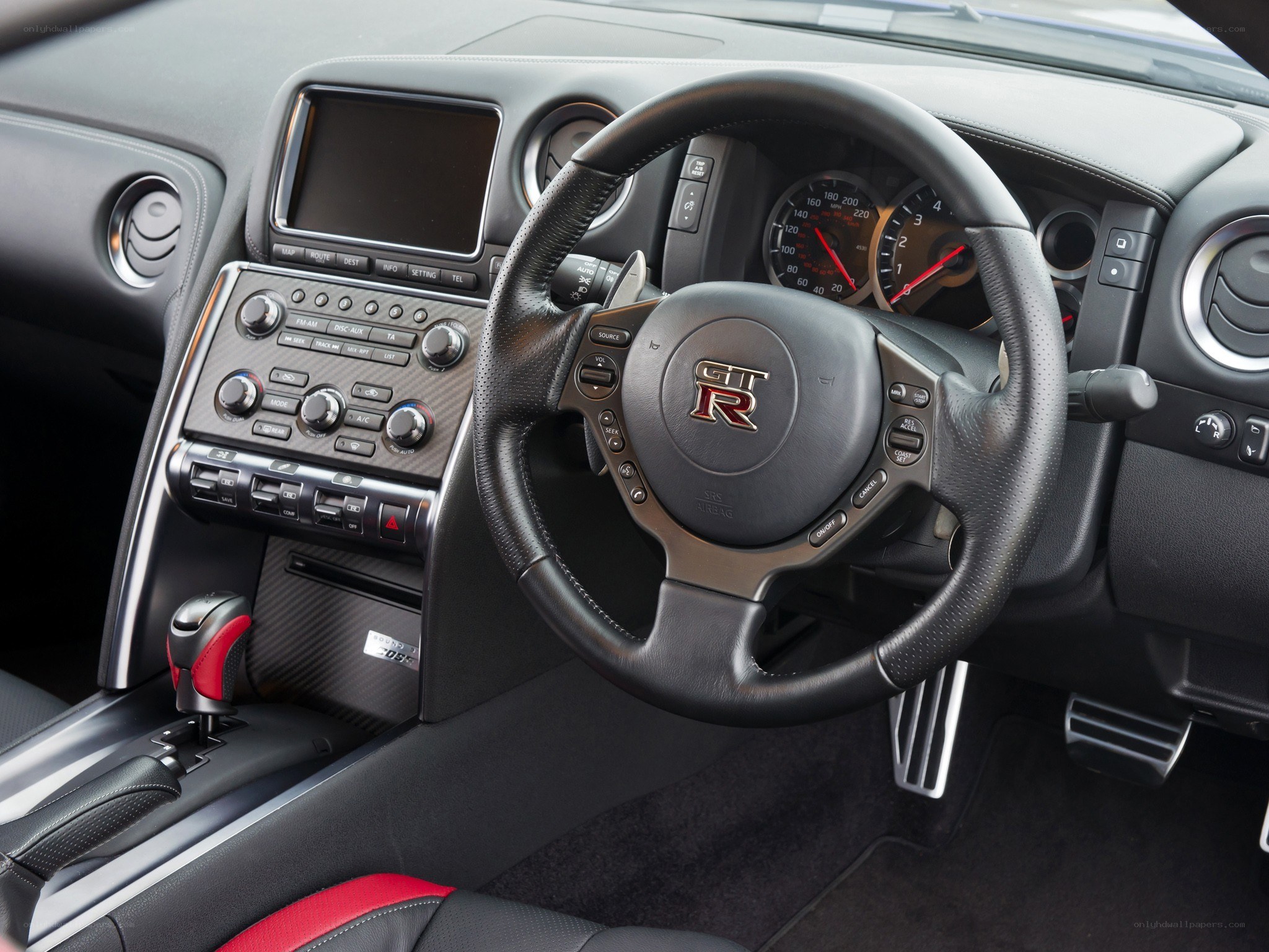 Nissan GT-R interior dashboard