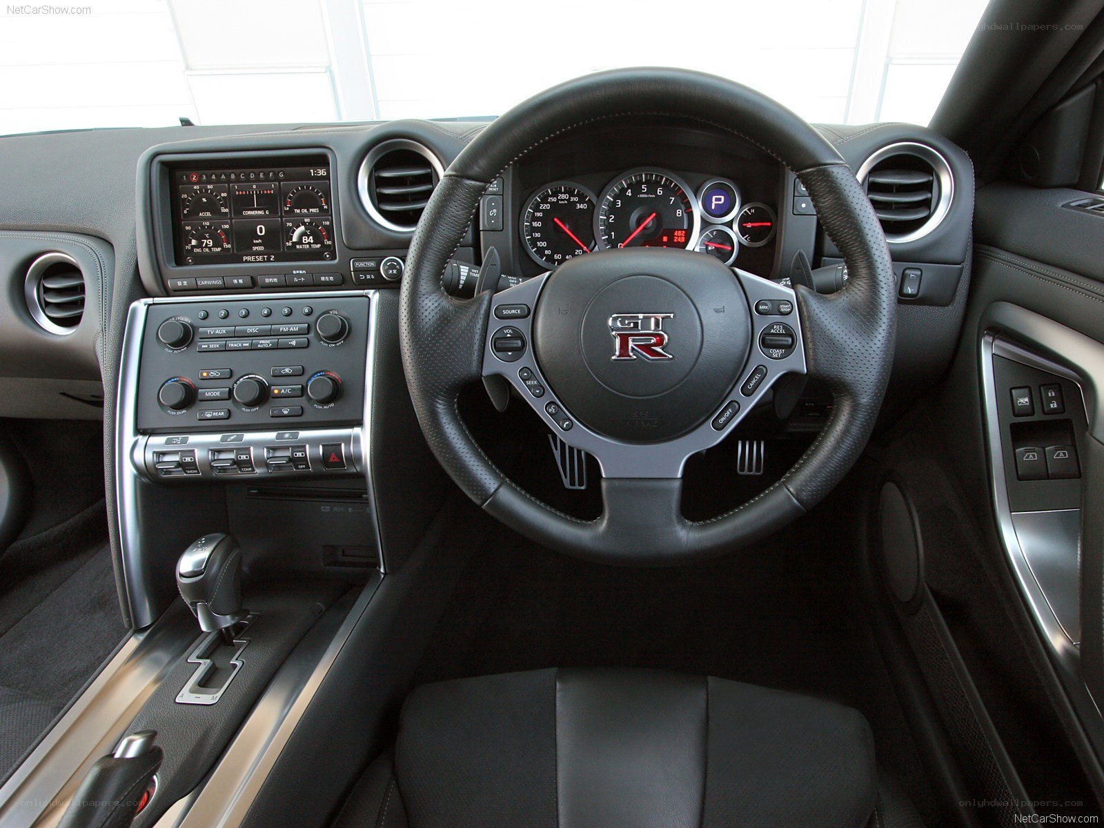 Nissan GT-R interior dashboard