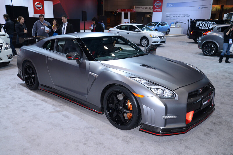 Nissan GT-R Nismo at auto show