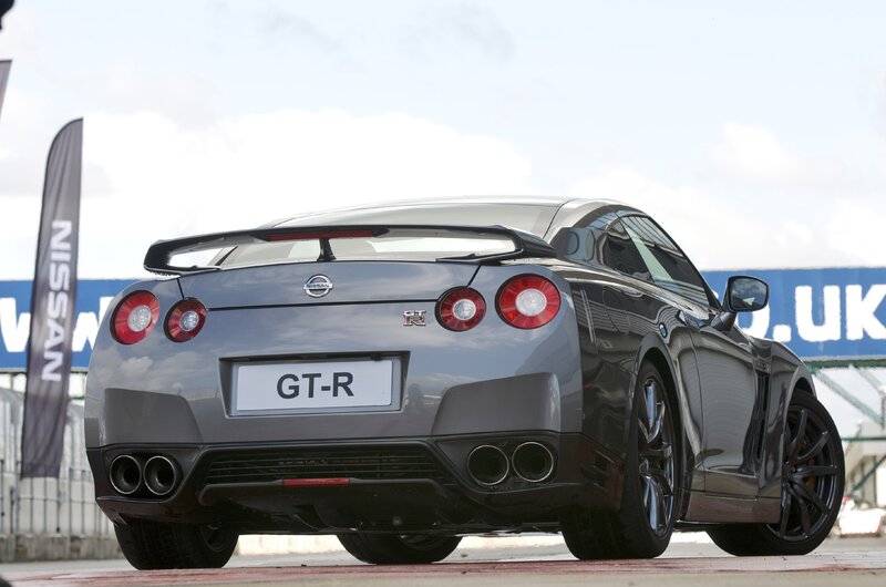 Nissan GT-R rear view
