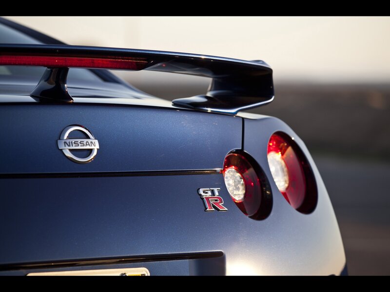 Nissan GT-R rear view