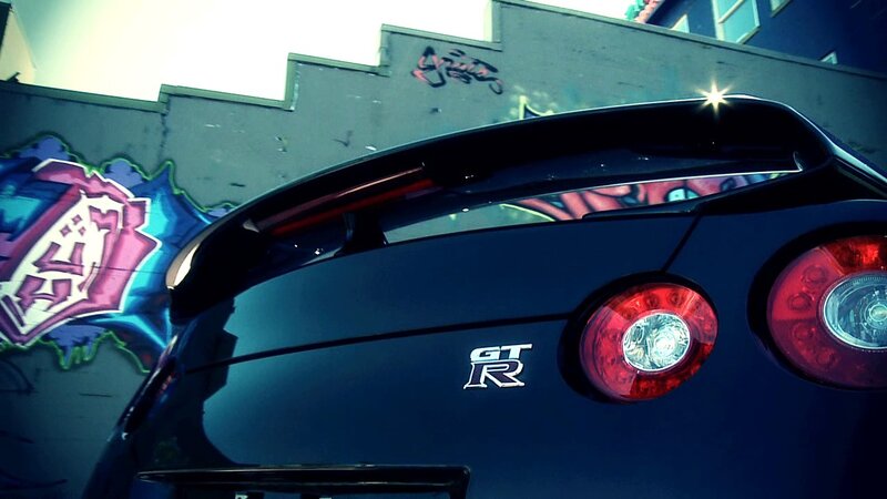 Nissan GT-R rear view