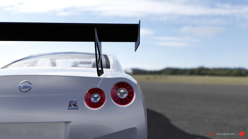 Nissan GT-R rear view
