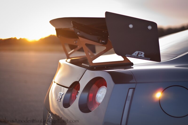 Nissan GT-R rear with APR spoiler