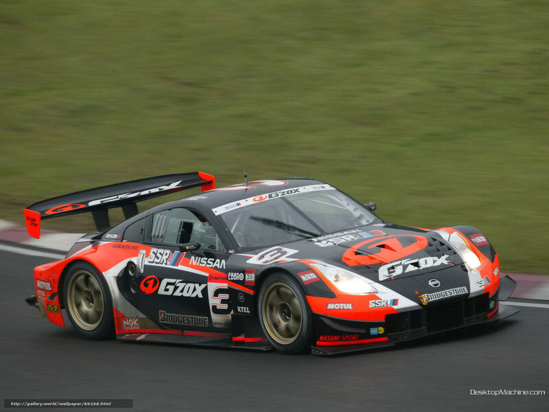 Nissan GZOX race car on track