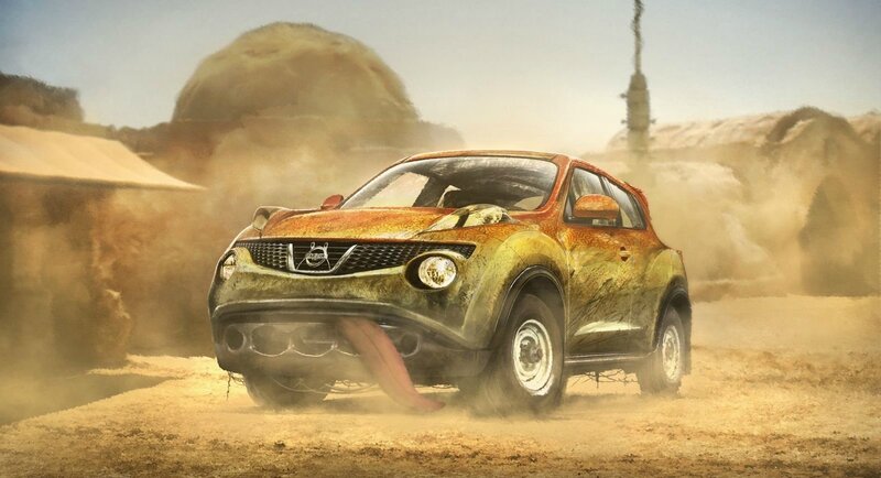 Nissan Juke in Desert