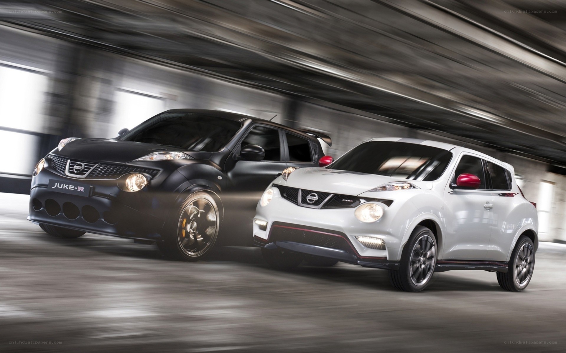 Nissan Juke-R in motion