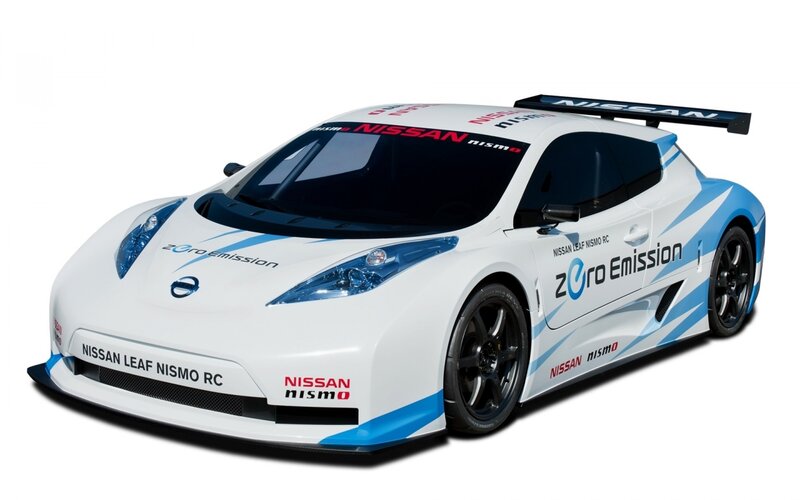 Nissan Leaf Nismo RC Race Car — White