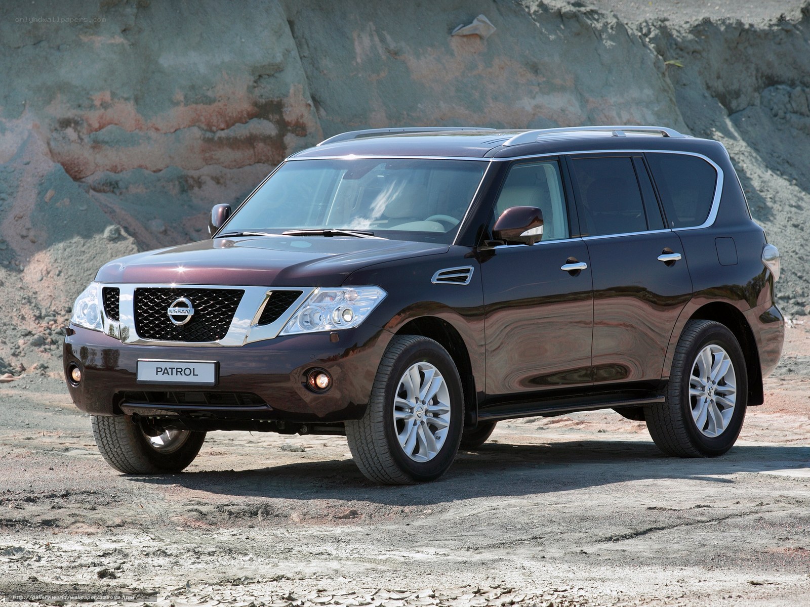 Nissan Patrol SUV in desert