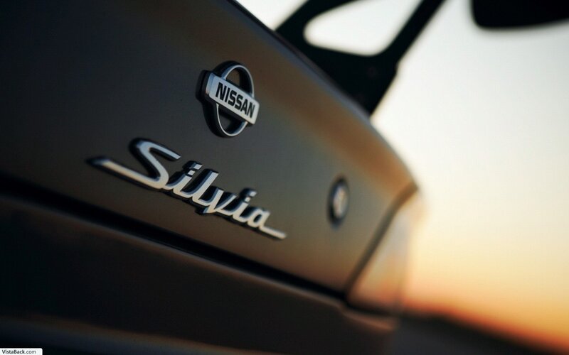 Nissan Silvia Car Badge — Black