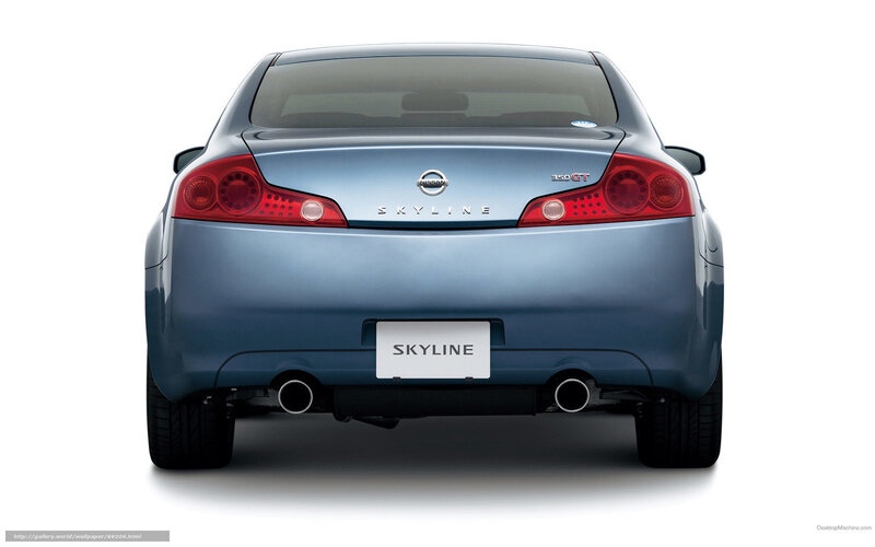 Nissan Skyline 350GT rear view