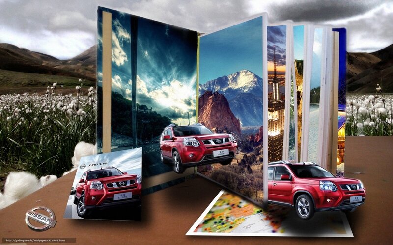 Nissan X-Trail in scenic landscapes