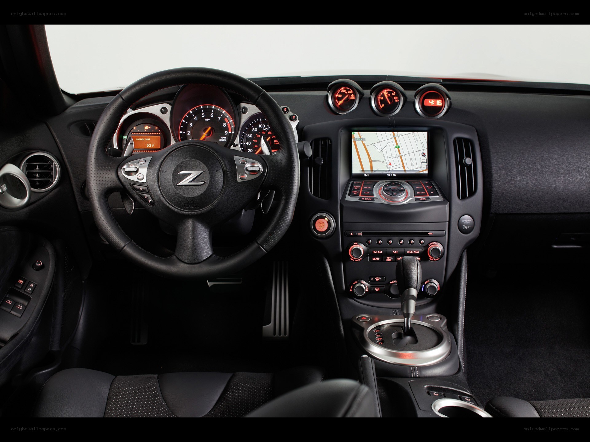 Nissan Z interior dashboard