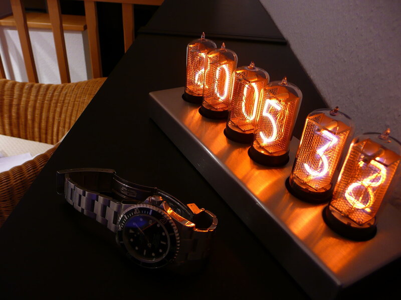 Nixie clock and watch display