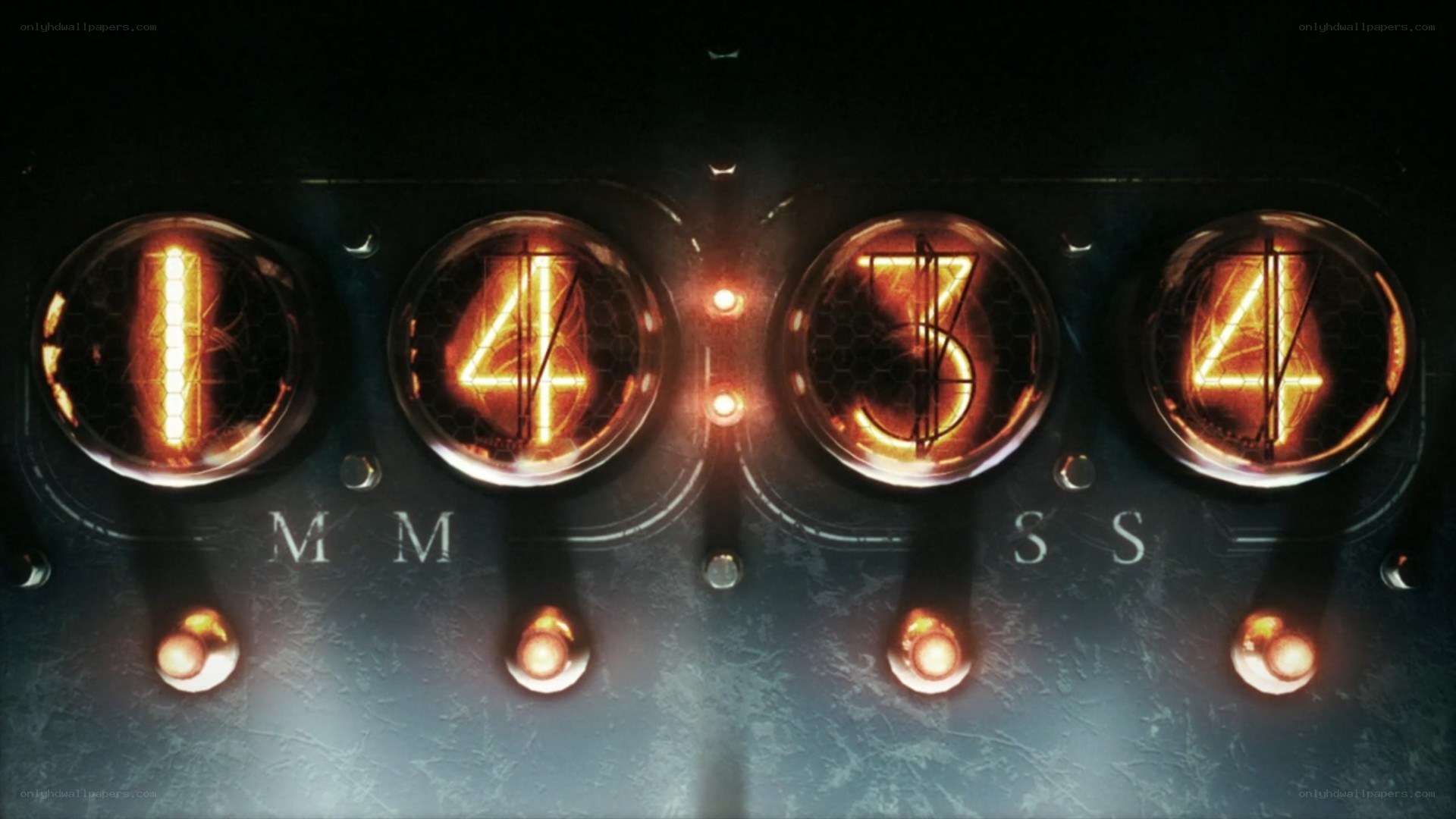 Nixie tube clock display