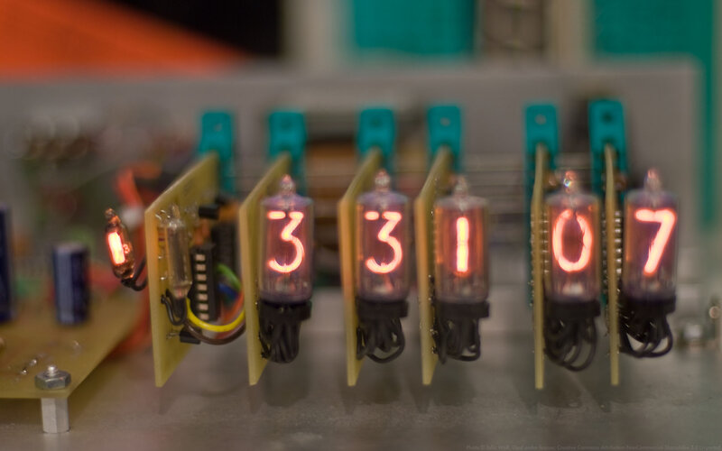 Nixie Tube Clock — Orange, Technical