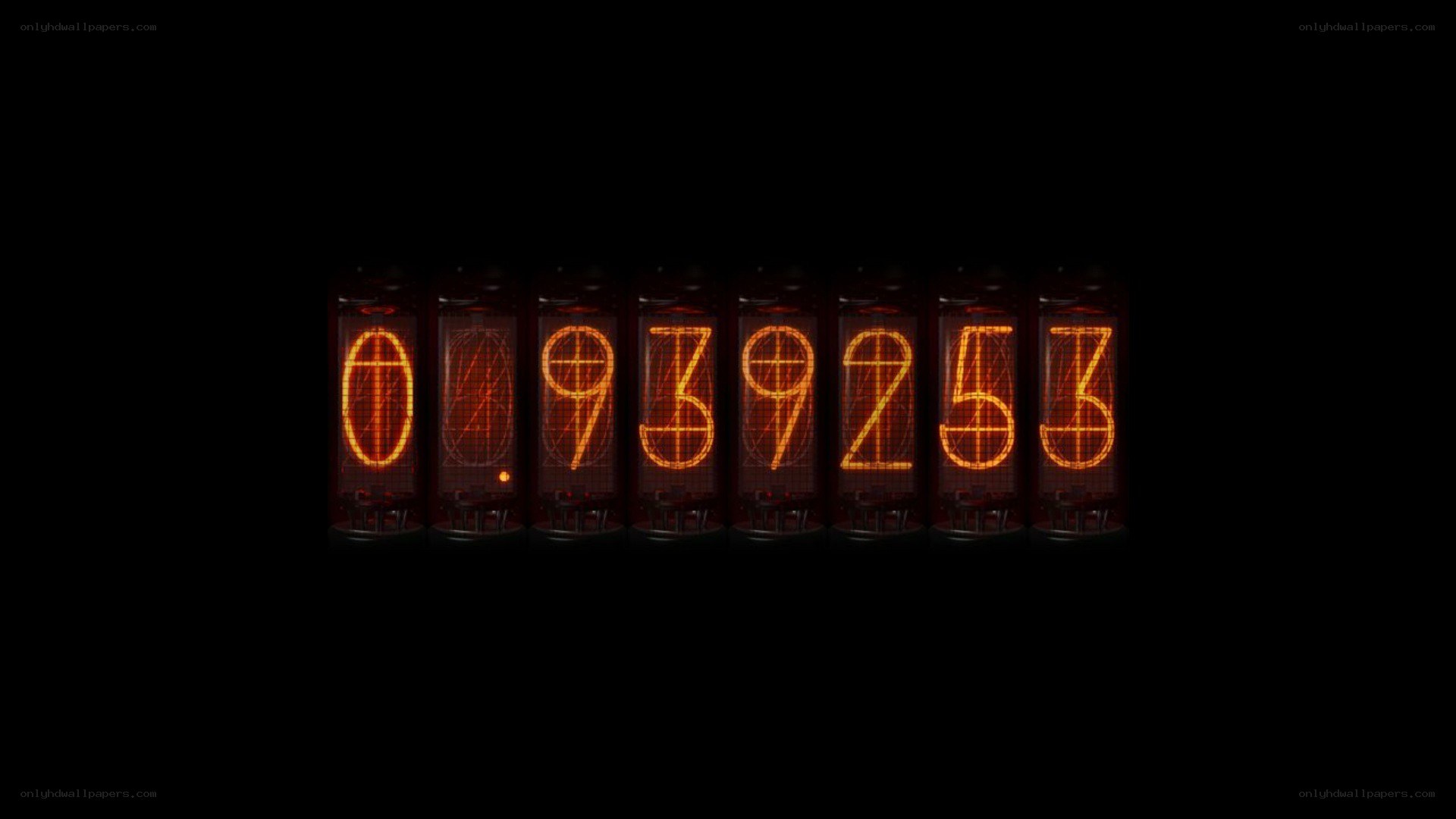 Nixie tube digital display