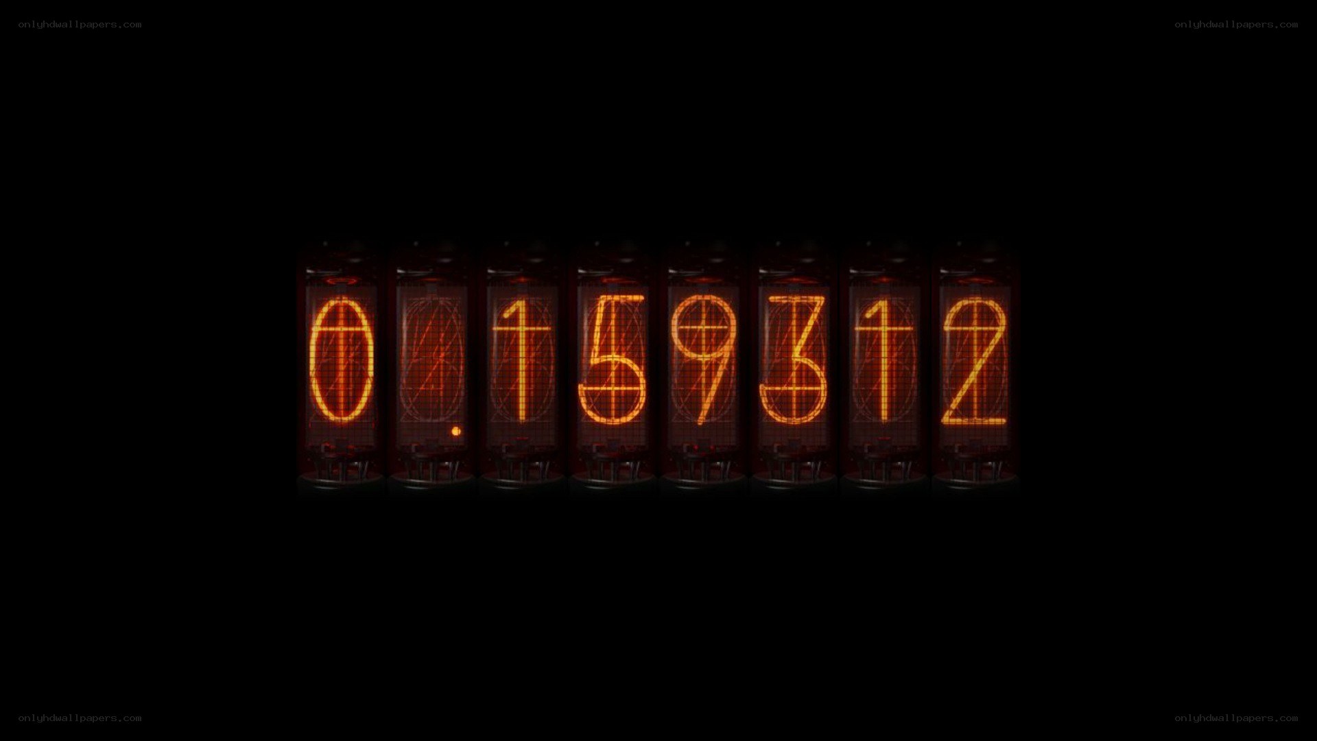 Nixie tube digital display