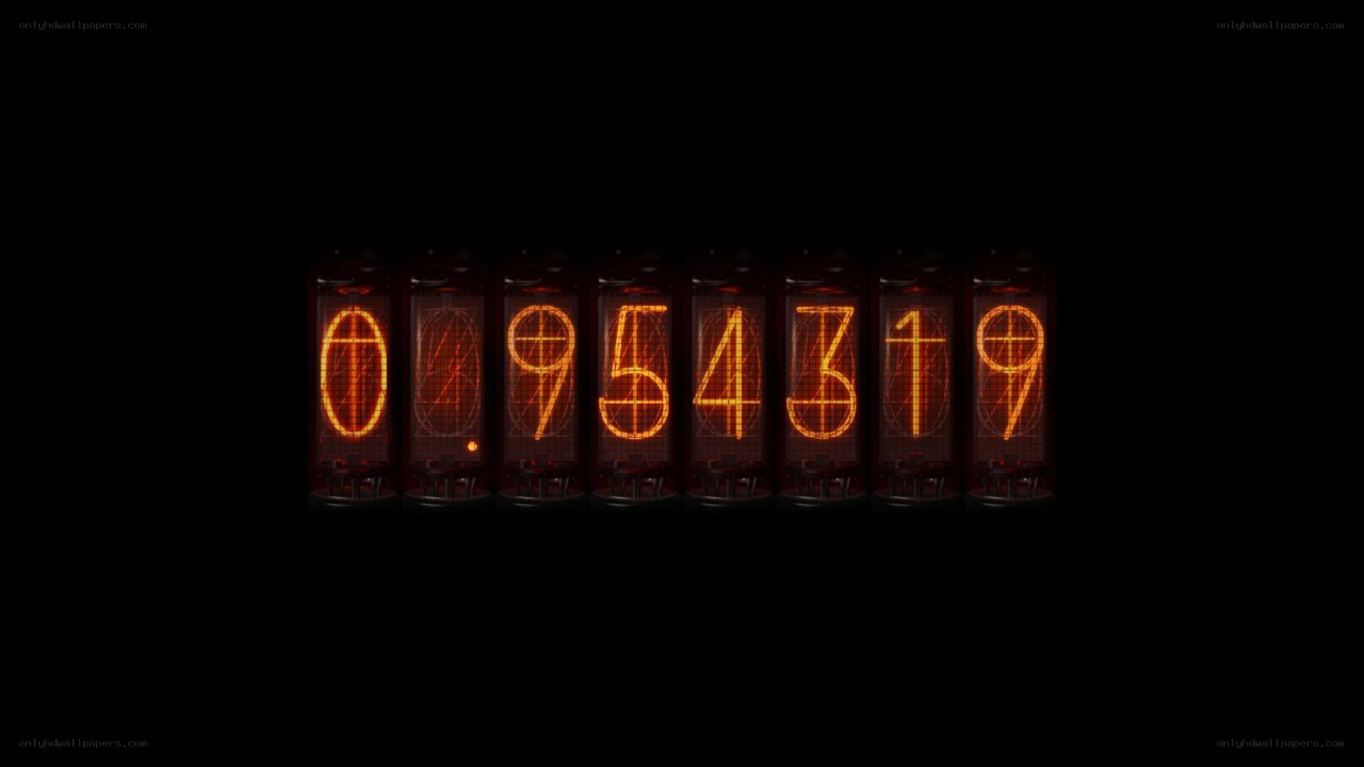 Nixie tube digital display