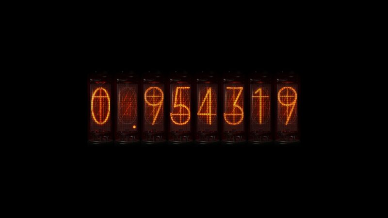 Nixie Tube Display — Night