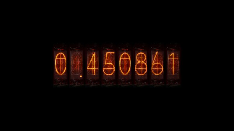 Nixie Tube Display — Orange, Tubes