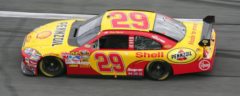 No. 29 Pennzoil race car